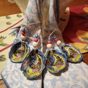 Oyster Napkin Rings/ 4